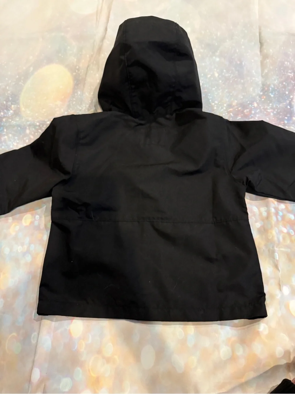 Old Navy Black Hooded Kids Raincoat 2T